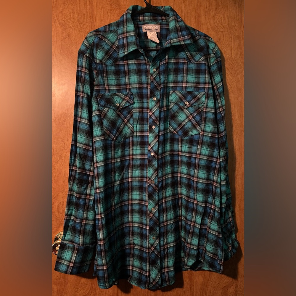 Wrangler Wrancher Snap Button Flannel
